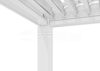MTC szabadon álló pergola - fehér